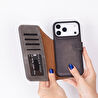 Bloominbag Bloomcase Magic Wallet Ash Gray Apple Iphone 17 Pro (6.3