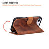 Bloominbag Bloomcase Magic Wallet Mahogany Saddle Hakiki Deri Iphone 17 Air(6.5