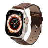 Bloominbag Bloomstrap Avilla Coffee Hakiki Deri Apple Watch Kayışı-44/45/46/49mm
