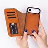 Bloominbag Bloomcase Magic Wallet Urban Tan Hakiki Deri Iphone 17 Air(6.5