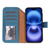 Bloominbag Bloomcase Magic Wallet Midnight Blue Hakiki Deri Iphone 17air(6.5