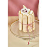 Lora Bianca Paris Pasta/kek/tatlı Sunum Standı 21 Cm Şeffaf