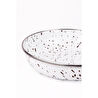 Emaylab Speckles Bowl Tabağı - Bowl Kase - Salata Kasesi - Sunum Kasesi 21cm