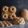 Nordicware Mini Bundt Şekilleri Kalıbı Altın