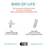 Itsy Bitsy Kids Bird Of Life Nevresim Seti, Gri, 140x200cm
