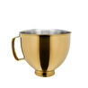 Kitchenaid 4,8 L Stand Mikser İçin Paslanmaz Çelik Kase Gold - 5ksm5ssbrg