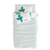 Itsy Bitsy Kids Bird Of Life Çift Taraflı Pamuk Saten Mint Yeşili Bebek Nevresim Seti 100x150cm