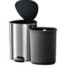 Joseph Joseph Easystore Luxe Paslanmaz Çelik Pedallı Çöp Kovası 5 L