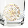 Mudo Home Compass Vi̇ski̇ Bardaği Gold 300 Ml