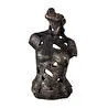 Mudo Home Abstract Woman Si̇yah Bi̇blo 12x22x36cm