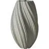 Mudo Home Spiral Vazo Bej 30x52cm