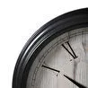 Mudo Home Lisbon Duvar Saati̇ Si̇yah 46cm