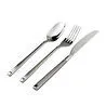 Mudo Home Elegant Line 18 Parça Çatal Kaşik Biçak Takimi Parlak Metal