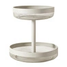 Mudo Home Mayaj İki̇ Katli Metal Meyve Sepeti̇ Bej