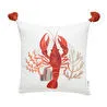 Mudo Home Mari̇n Lobster Kirlent Turuncu 45x45