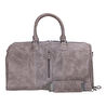 Bloominbag Bloomvoyager Ash Gray Hakiki Deri Duffle Unisex Seyahat & Hafta Sonu Çantası