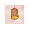 Mylamp Alanya Doğal Abaka 35x45 Cm Avize