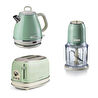 Ariete Vintage Yeşil 3'lü Kahvaltı Seti (su Isıtıcı Kettle + Doğrayıcı Rondo + Ekmek Kızartma Makinesi Özel Set) Khset09