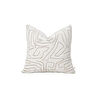 Penelope Elera Kırlent Kılıfı 45x45 Cm Ekru-bej