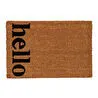 Mudo Home Theo Hello Kapi Paspasi Si̇yah 40x60