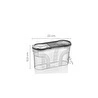 Vienev Etiketli 12li Baharat Kabı Set 1400 Ml Antrasit