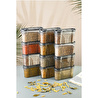 Vienev Etiketli 12li Baharat Kabı Set 1400 Ml Antrasit