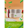 Vienev 3'lü Elastik Bantlı İstiflenebilir Pratik Saklama Kabı Seti 2x 1100 Ml 1x 2600 Ml Bej