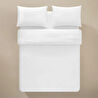 Penelope %100 Pamuk Percale Nevresim Seti 240x220 Cm Beyaz - Juana Serisi
