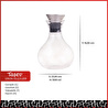 Bambum Metal Kapaklı Cam Sürahi T0803 Taşev Sahi 21x15 Cm 1500 Ml