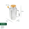 Bambum Nytro Bambu Kapaklı Cam Sürahi 1000ml