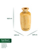 Bambum Tanger Bambu Vazo 8,5*4,9cm