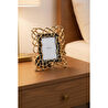 Cornella Pillar Antik Gold Siyah Metal Çerçeve Küçük En:25 Cm X Boy:31 Cm