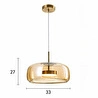 Apliqa Nantes 12 Watt 3000k Eskitme Bal Camlı Tekli Led Sarkıt Avize