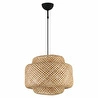 Apliqa Trudy Tekli Rattan Modern Tasarım Oturma Odası Avize