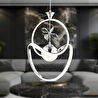 Apliqa Conroy Krom 3 Renkli 48 Watt Kristal Ledli Modern Oturma Odası Salon Sarkıt Avize