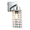 Apliqa Peter Krom Kristal Taşlı Koridor, Yatak Başı, Oturma Odası Salon Aplik