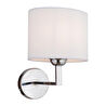 Apliqa Zadie Tekli Beyaz Şapkalı Krom Duvar Lambası Yatak Odası-yatak Başı-banyo Için Modern Aplik