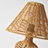 Apliqa Mateo İpli Rattan Hasır Abajur