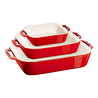 Staub Fırın Kabı Seti 3 Parça Kiraz