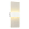 Apliqa Pearl 3 Renkli 8 Watt Buz Camlı Modern Salon Ledli Aplik
