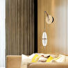 Apliqa Liona 10 Watt Kristalli Gold Modern Yatak Başı Salon Led Led Aplik