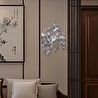 Apliqa Masal Krom Kristal Taşlı Modern, Oturma Odası,duvar Lambası Salon Aplik