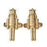 Mudo Home Nutcracker Metal Peçete Halkasi 2'li̇ Seti̇
