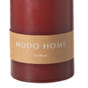 Mudo Home Sütun Mum Bordo 7x10cm