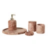 Mudo Home Evelyn Traverten 5'li̇ Banyo Seti̇ Rose
