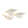 Berghoff Leo Balance Sage 5 Parça Tencere Seti Krem