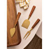 The Mia Wood Peynir Servis Takımı 3 Parça