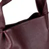 Bloominbag Marella Soft City Merlot Burgundy Leather Shoulder Bag / Deri Omuz Çantası