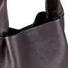 Bloominbag Marella Soft City Espresso Brown Leather Shoulder Bag / Deri Omuz Çantası