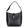 Bloominbag Ravello Cimbrone Noir Black Leather Shoulder Bag / Deri Omuz Çantası